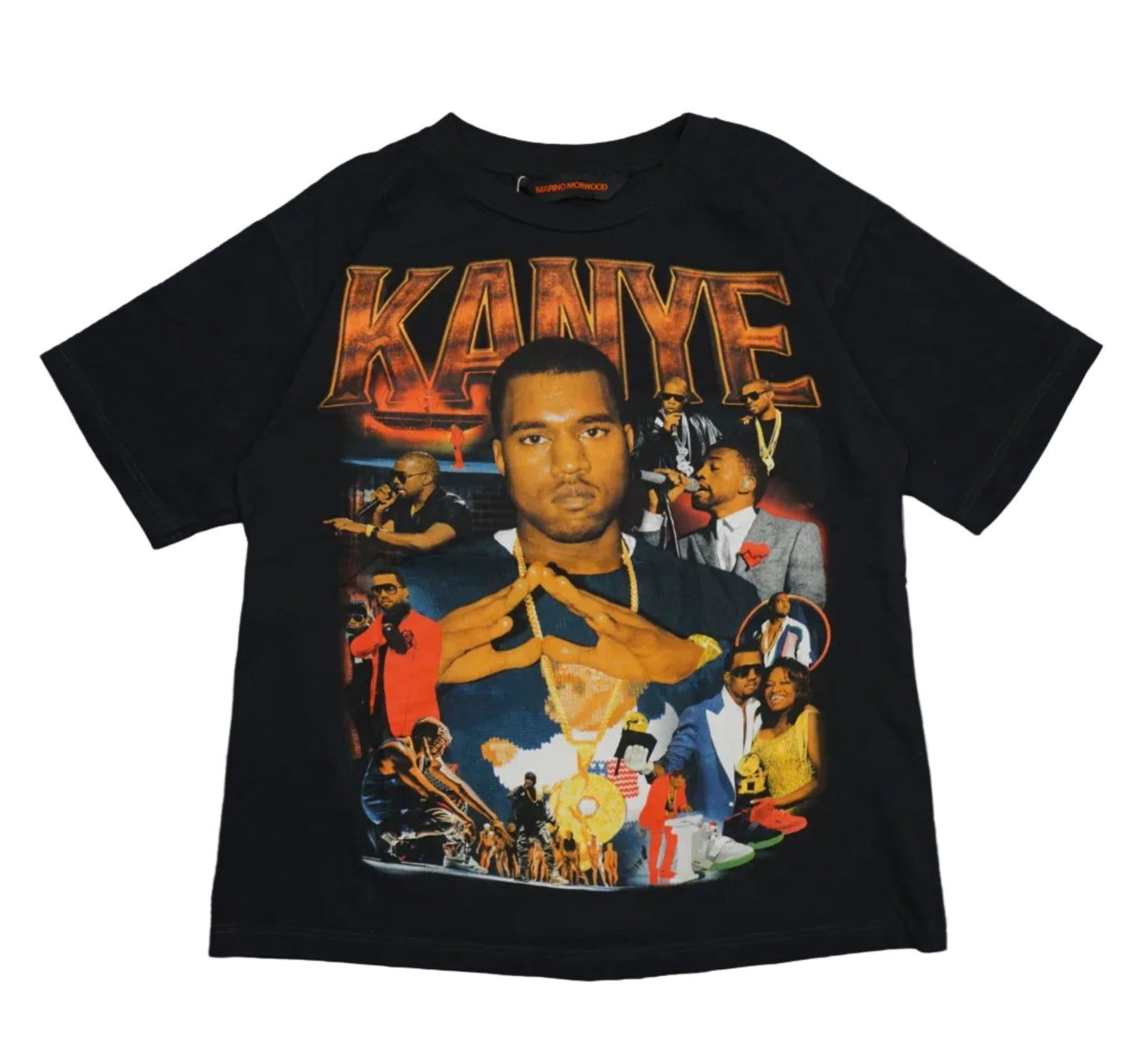 Marino Morwood Kanye West Black T-Shirt - Marino Morwood - SecondPlace