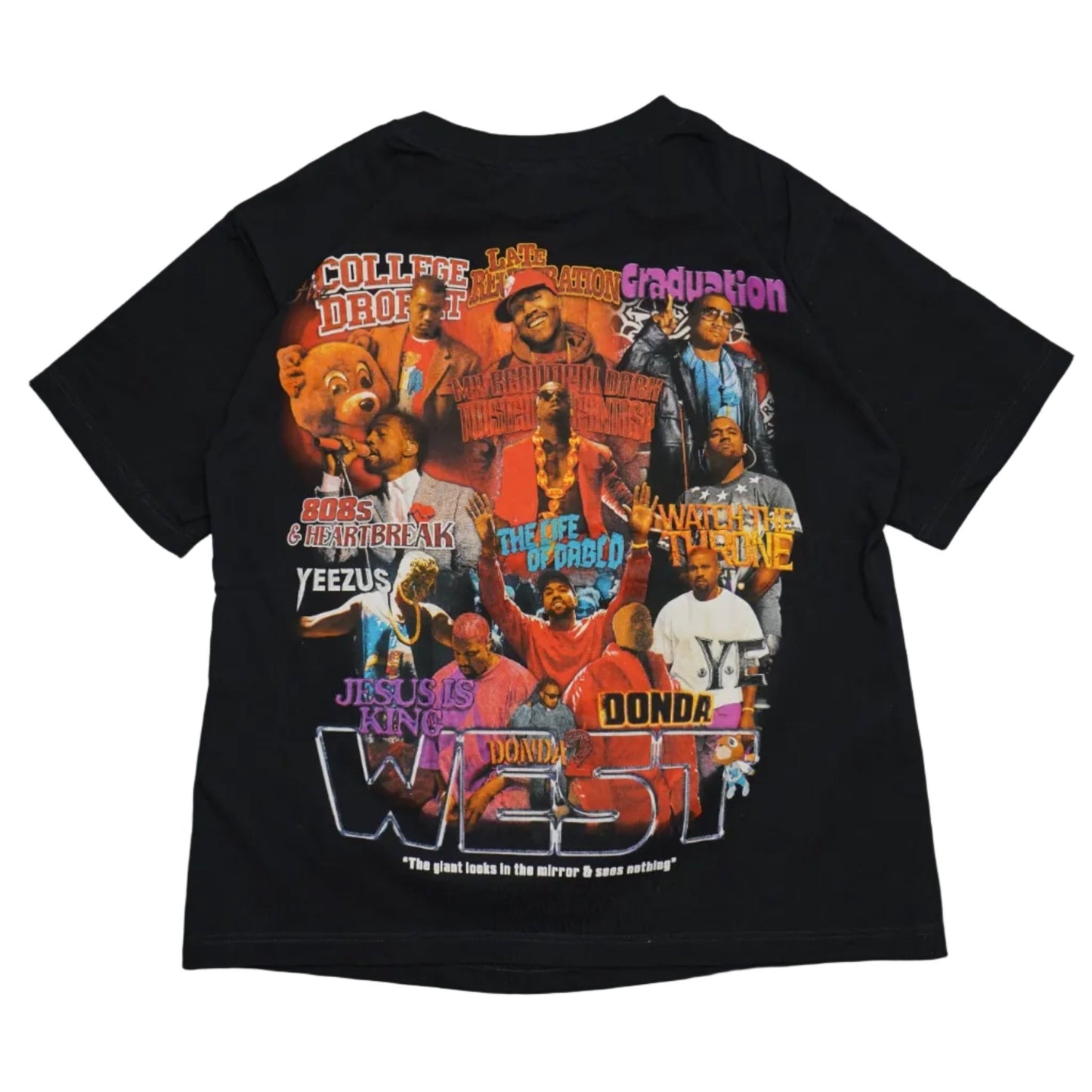 Marino Morwood Kanye West Black T-Shirt - Marino Morwood - SecondPlace