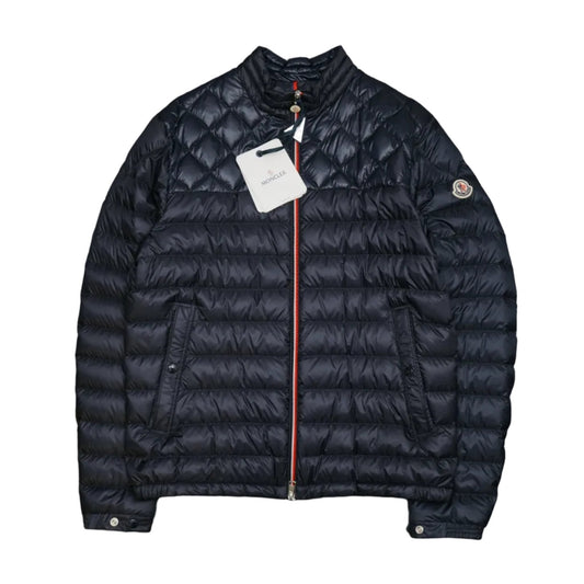 Moncler Benamou Giubotto Navy Blue Jacket - Moncler - SecondPlace