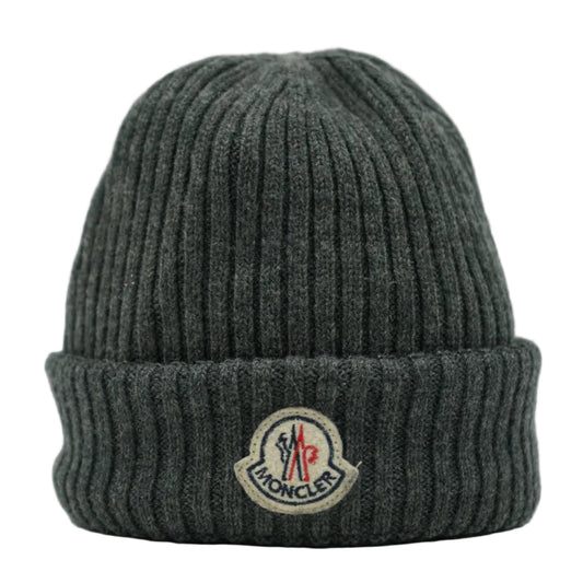 Moncler Berretto Grey Beanie - Moncler - SecondPlace