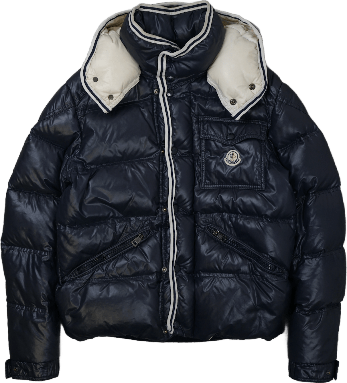 Moncler Branson Navy Blue Jacket - Moncler - SecondPlace