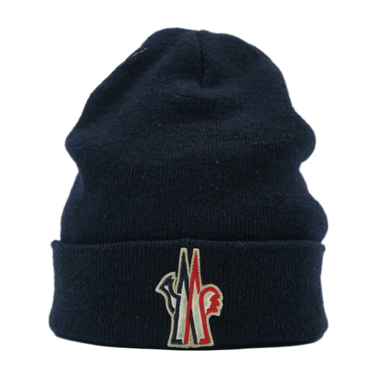 Moncler Grenoble Logo Navy Blue Hat - Moncler - SecondPlace