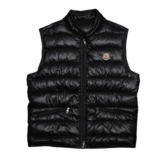 Moncler Gui Black Vest - Moncler - SecondPlace