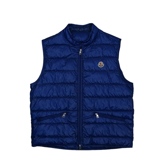 Moncler Gui Blue Vest - Moncler - SecondPlace
