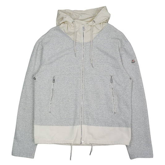 Moncler Maglia Grey/White Cardigan - Moncler - SecondPlace