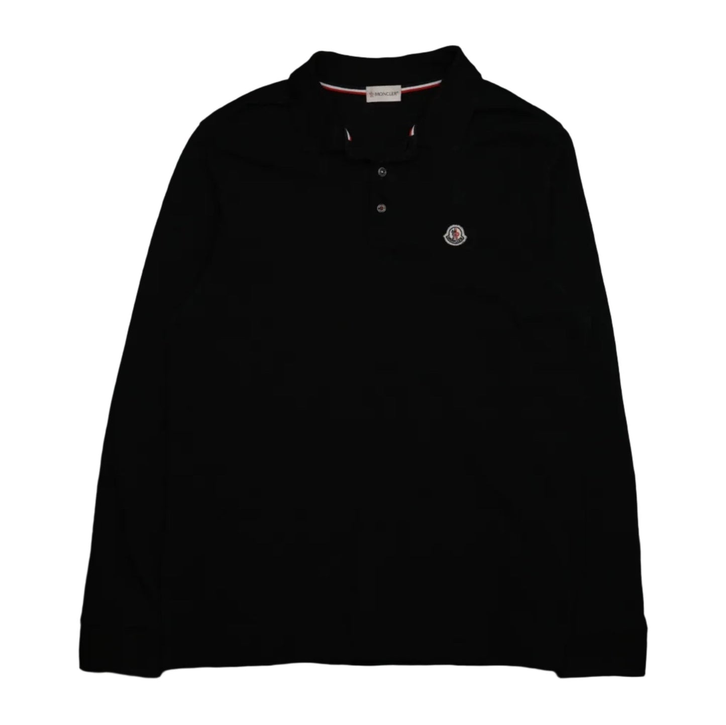 Moncler Maglia Polo Manica Lunga Black Pike - Moncler - SecondPlace