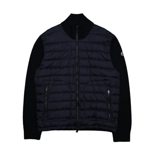 Moncler Navy Blue Tricot Cardigan - Moncler - SecondPlace