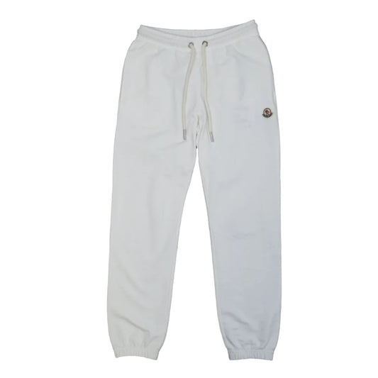 Moncler Pantaloni In Felpa White Pants - Moncler - SecondPlace
