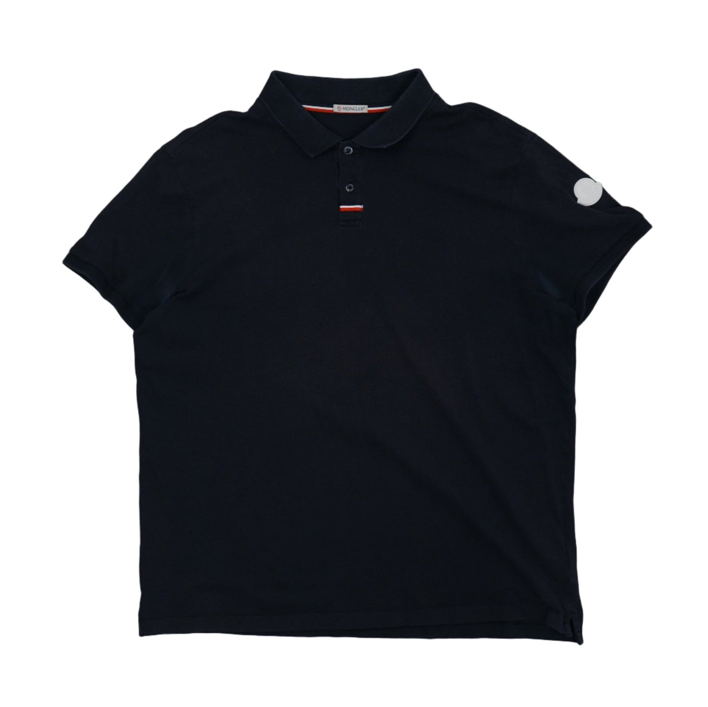 Moncler SS Navy Blue Polo Pike - Moncler - SecondPlace