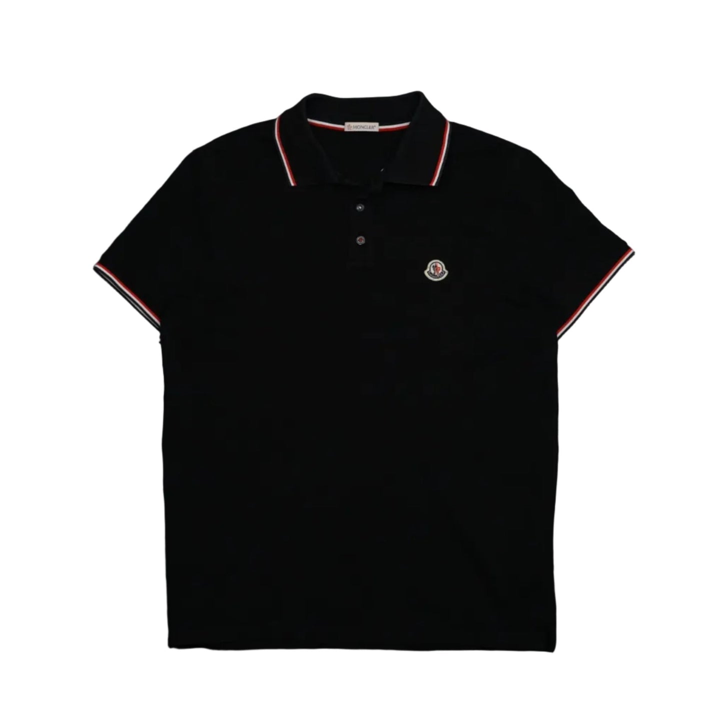Moncler SS Polo Black Pike - Moncler - SecondPlace