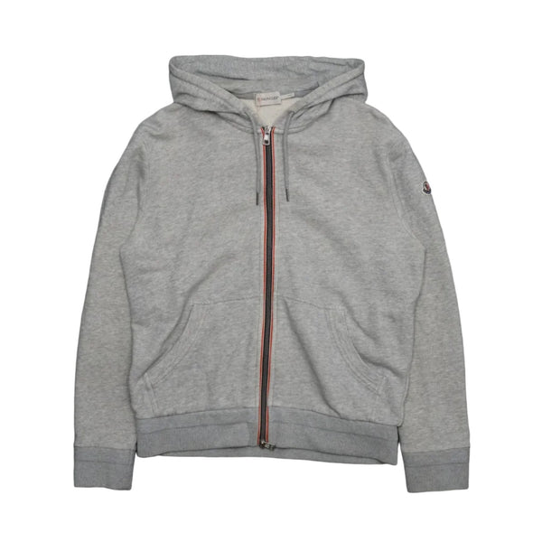Moncler Maglia Cardigan Grey Zip Hoodie