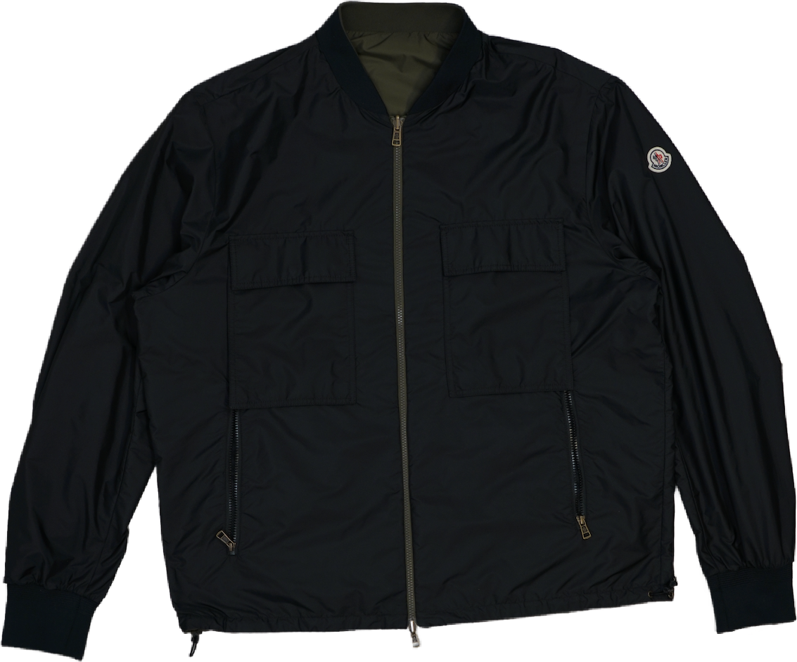 Moncler Ouveze Guibbotto Reversible Black/Green Windbreaker