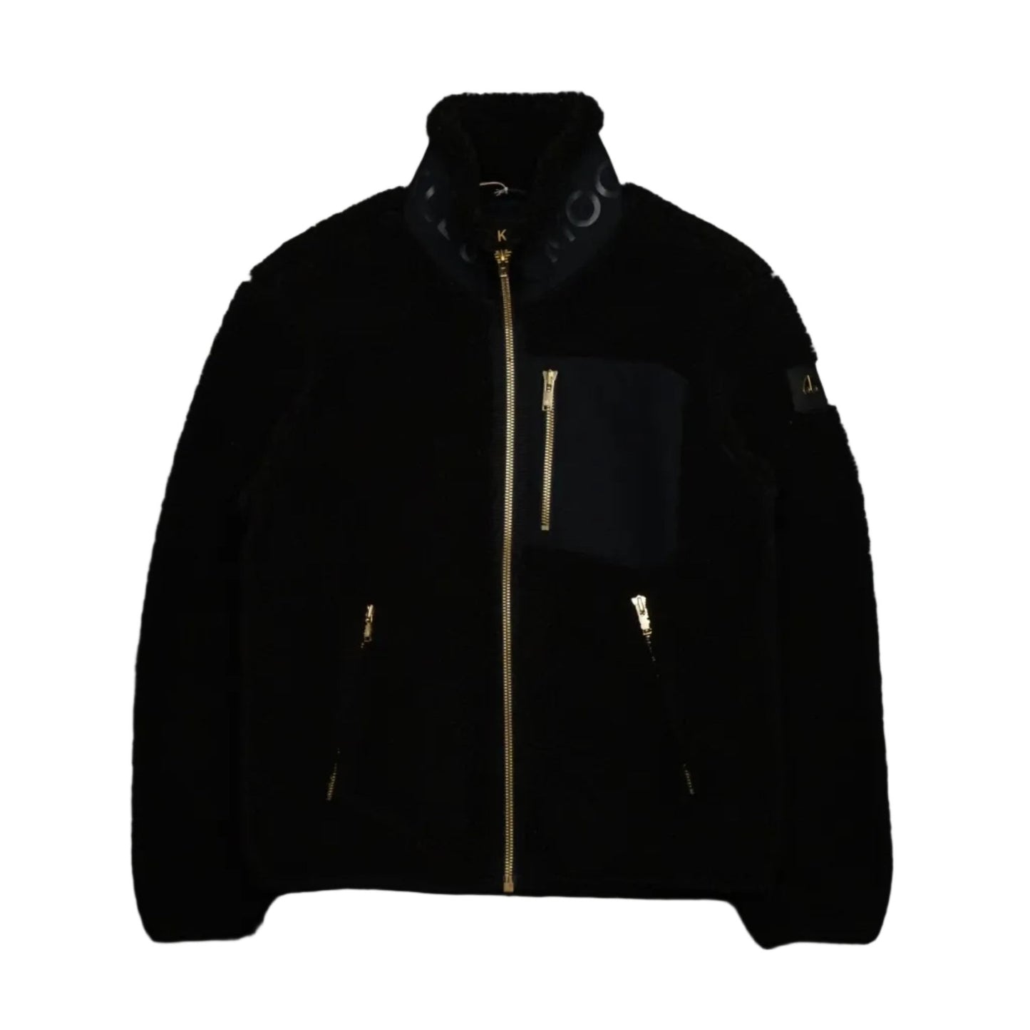 Moose Knuckles Black/Gold Fleece Jacket - Moose Knuckles - SecondPlace