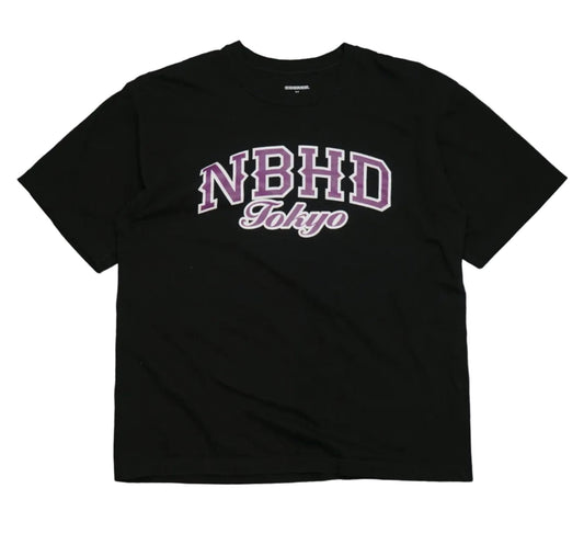 Neighborhood Tokyo Printed Logo Black T-Shirt - Neighborhood - SecondPlace