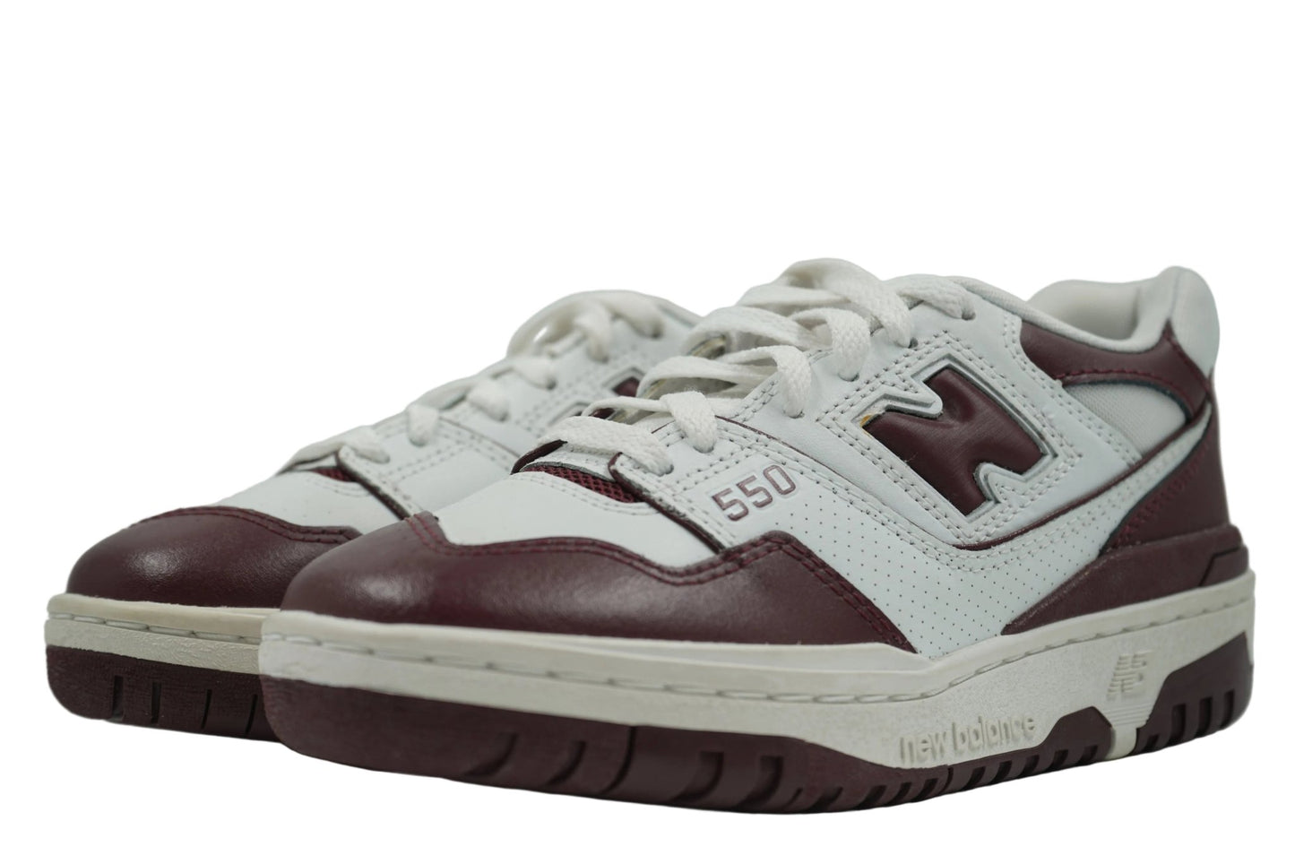 New Balance 550 White Burgundy - New Balance - SecondPlace