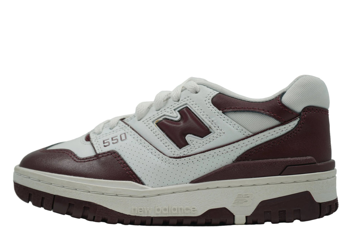 New Balance 550 White Burgundy - New Balance - SecondPlace