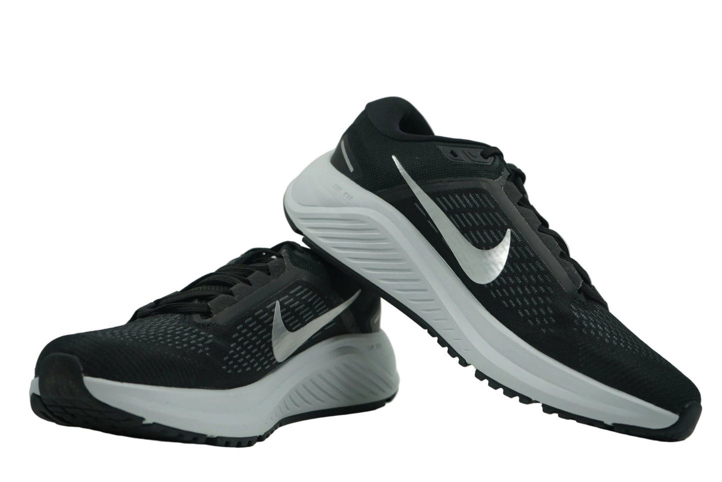 Nike Air Zoom Structure 24 Black Metallic Silver - Nike - SecondPlace