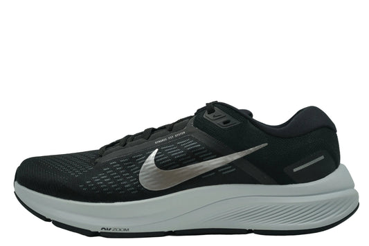 Nike Air Zoom Structure 24 Black Metallic Silver - Nike - SecondPlace