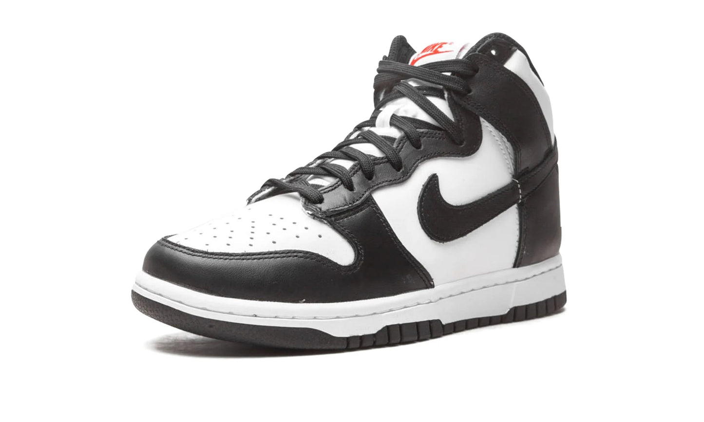 Dunk High Black White Red Label