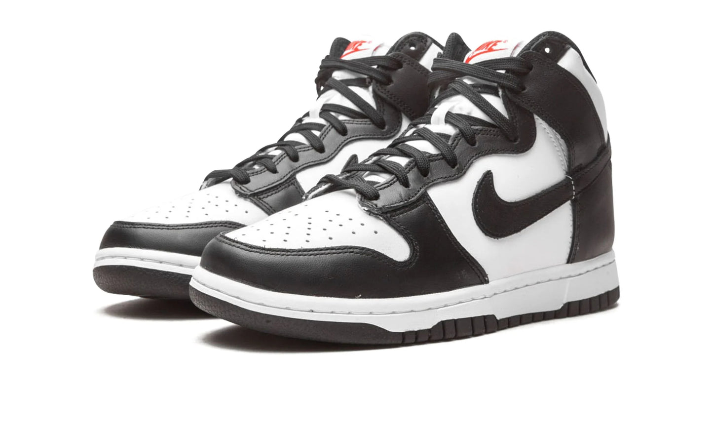 Dunk High Black White Red Label