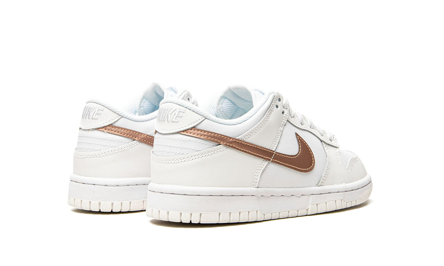 Dunk Low GS White Metallic Red Bronze