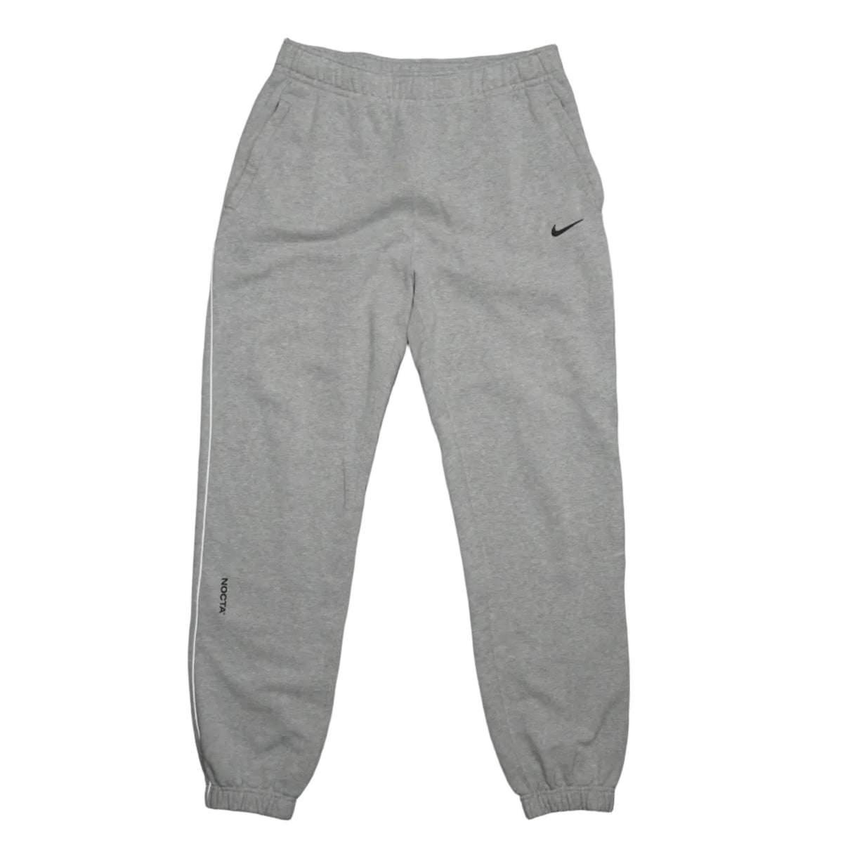 Pre-owned Nike NOCTA NRG Grey Fleece Softpants HM5764-063, front view