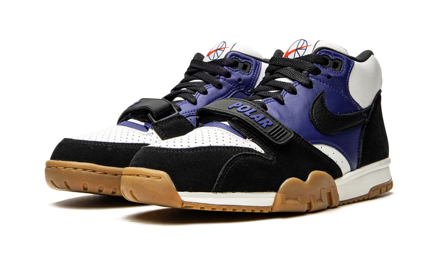 Polar Skate Co x Air Trainer 1 SB Black Deep Royal Blue