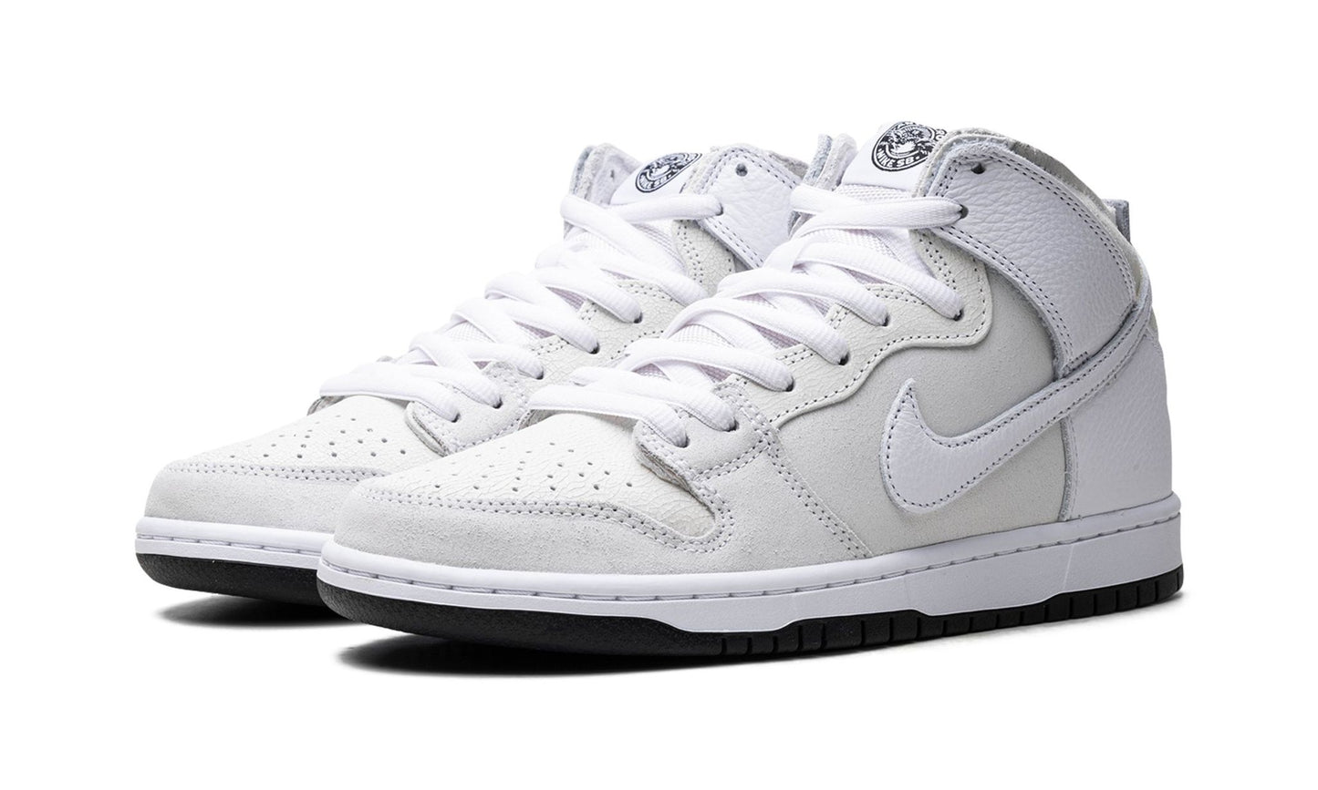 SB Dunk High AntiHero White Black