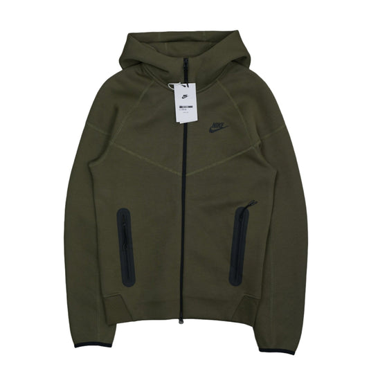 Nike Tech Fleece Mens Olive Track Top - Nike - SecondPlace