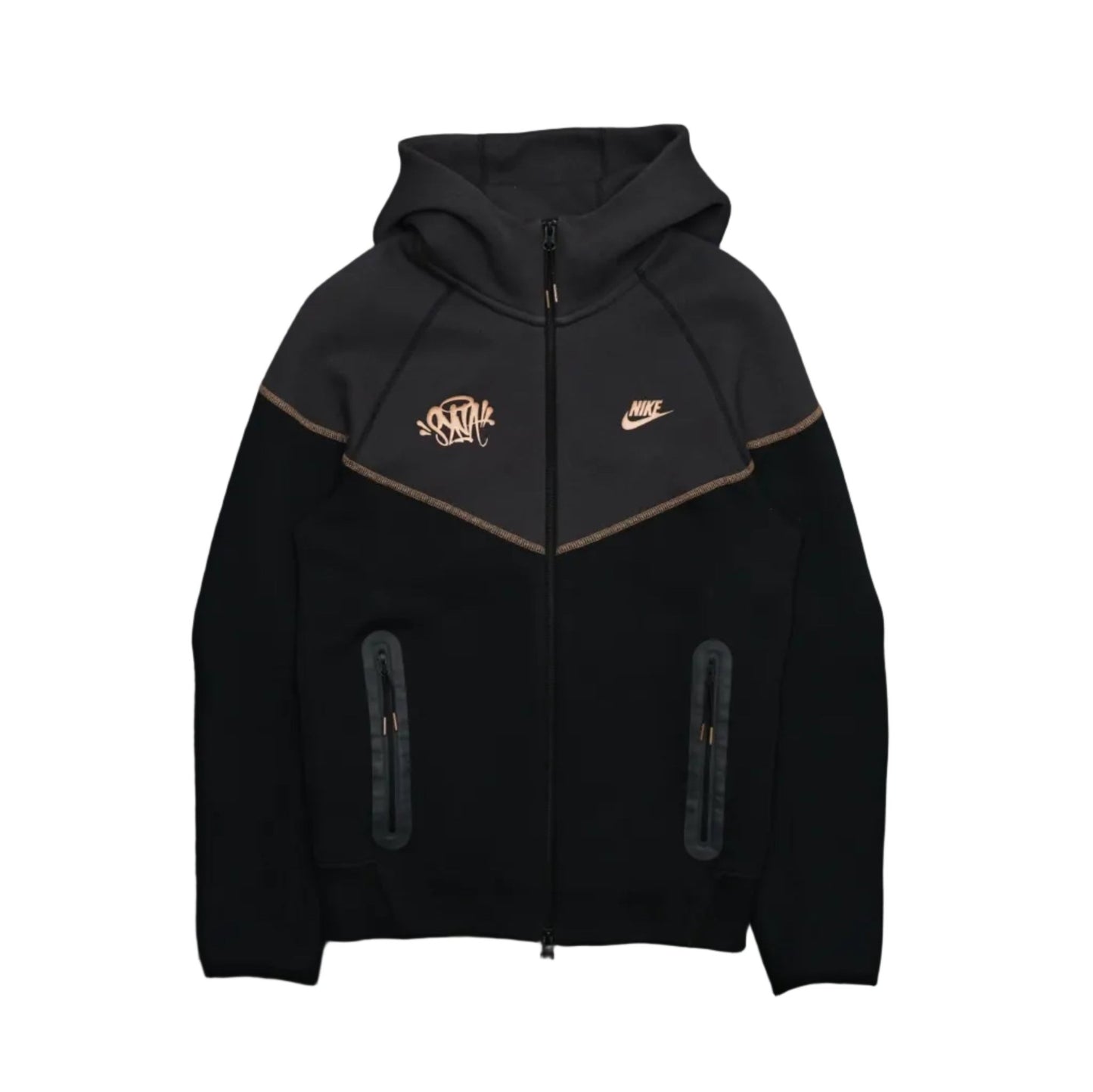 Nike Tech Fleece x Central Cee Black Metallic Bronzine Track Top - Nike - SecondPlace