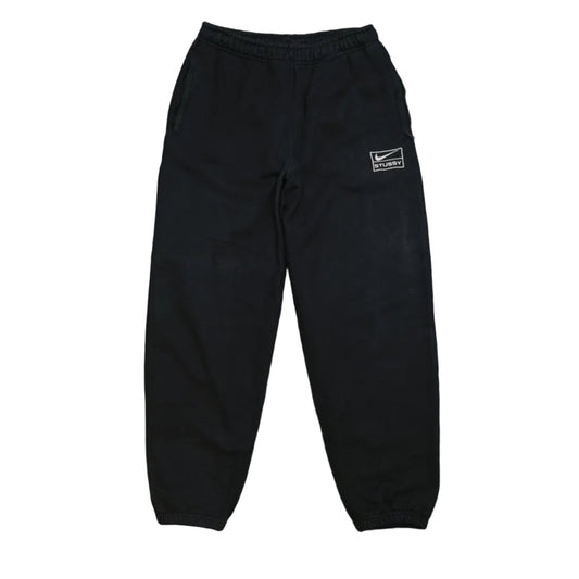 Nike x Stussy Stone Washed Fleece Black Pants - Nike - SecondPlace