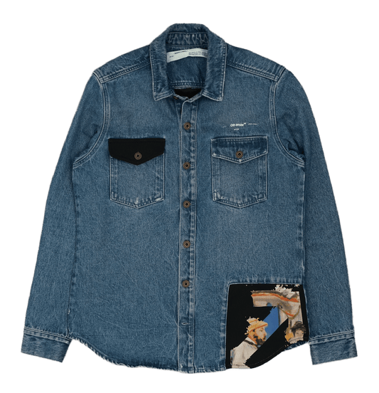 Off - White 2019 Blue Denim Jeansjacka - Off - White - SecondPlace