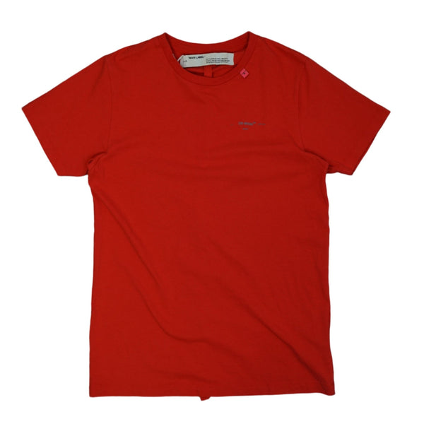 Off-White Unfinished Arrow Red T-Shirt