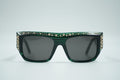 Palm Angels Casablanca Coystal Brushed Green Sunglasses