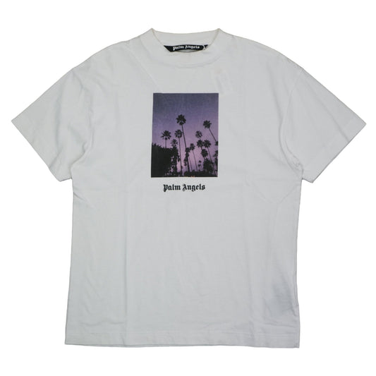 Palm Angels Miami Vice White T-Shirt - Palm Angels - SecondPlace