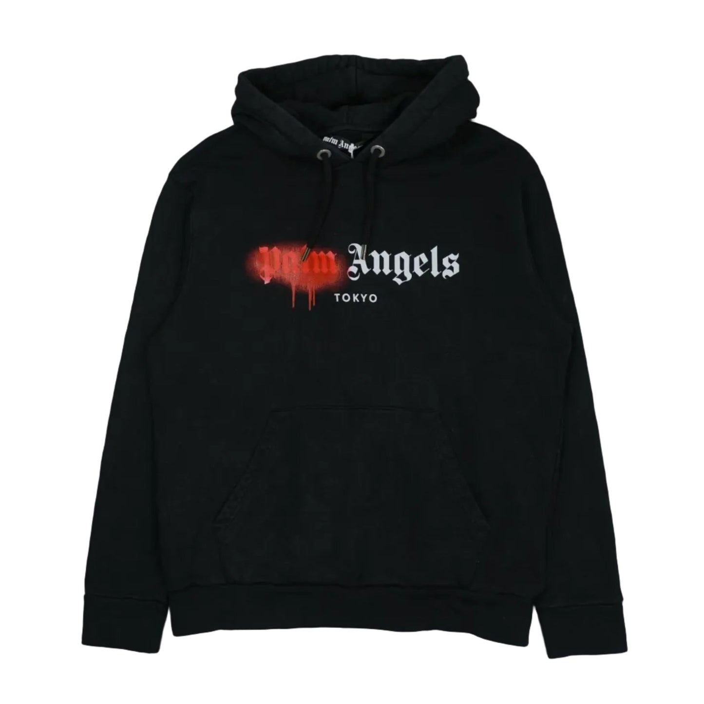 Palm Angels Tokyo Spray Black Hoodie - Palm Angels - SecondPlace