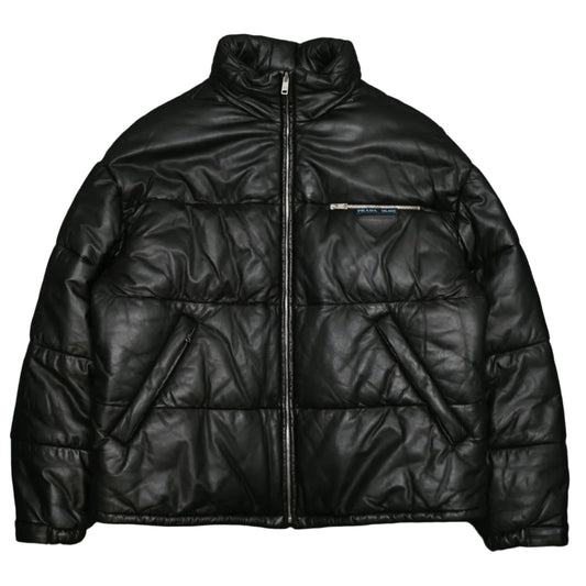 Prada Nappa Leather Puffer Jacket - Prada - SecondPlace