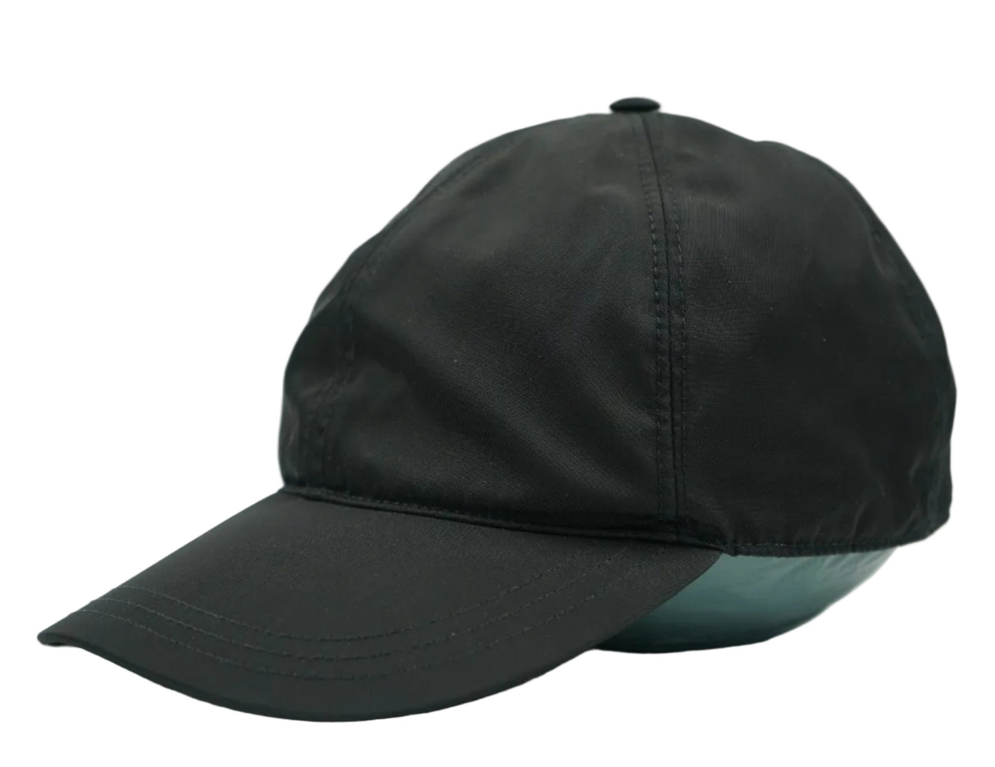 Prada Re - Nylon Black Baseball Cap - Prada - SecondPlace