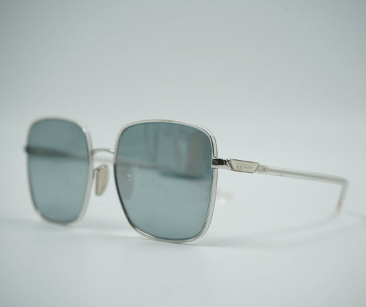 Prada Square Mirror Silver Sunglasses - Prada - SecondPlace