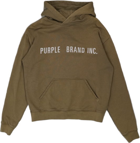 Purple Brand Y3000 Beige Hoodie