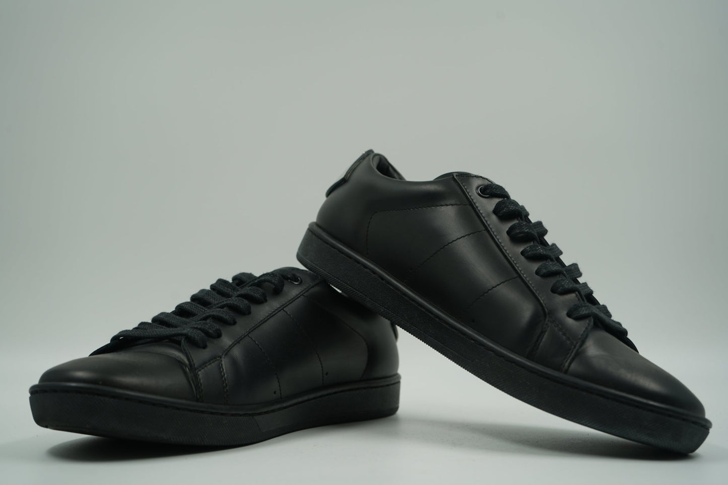Saint Laurent Court Classic SL/01 Court Classic Lips Black Sneakers - Saint Laurent - SecondPlace