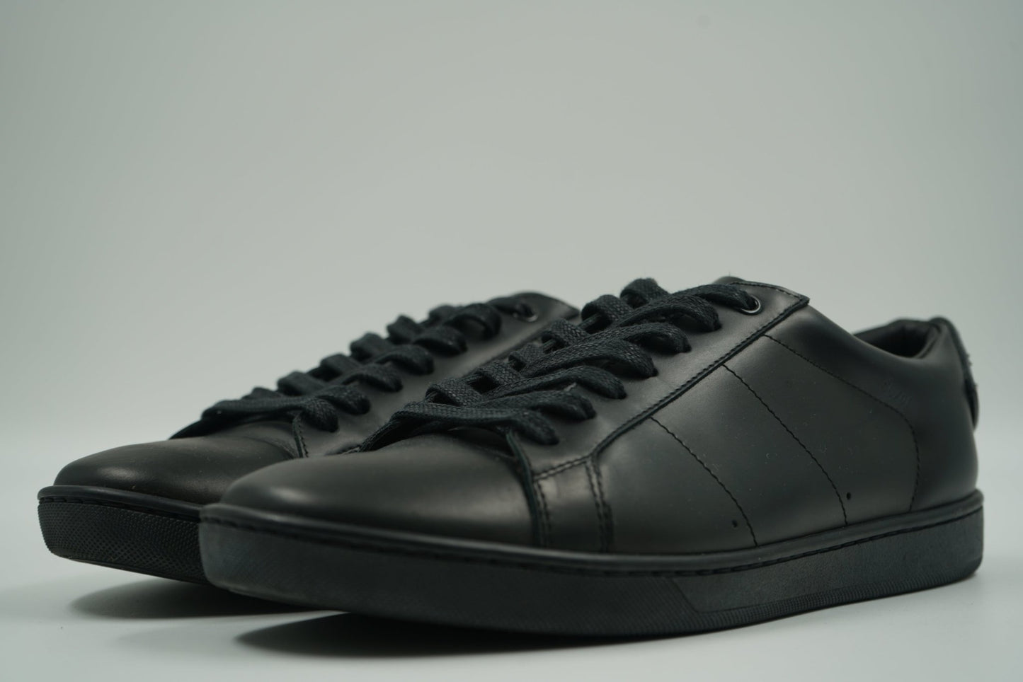 Saint Laurent Court Classic SL/01 Court Classic Lips Black Sneakers - Saint Laurent - SecondPlace
