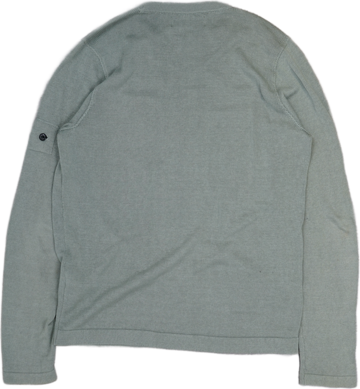 Stone Island Knitwear Shadow Badge Mint Crewneck