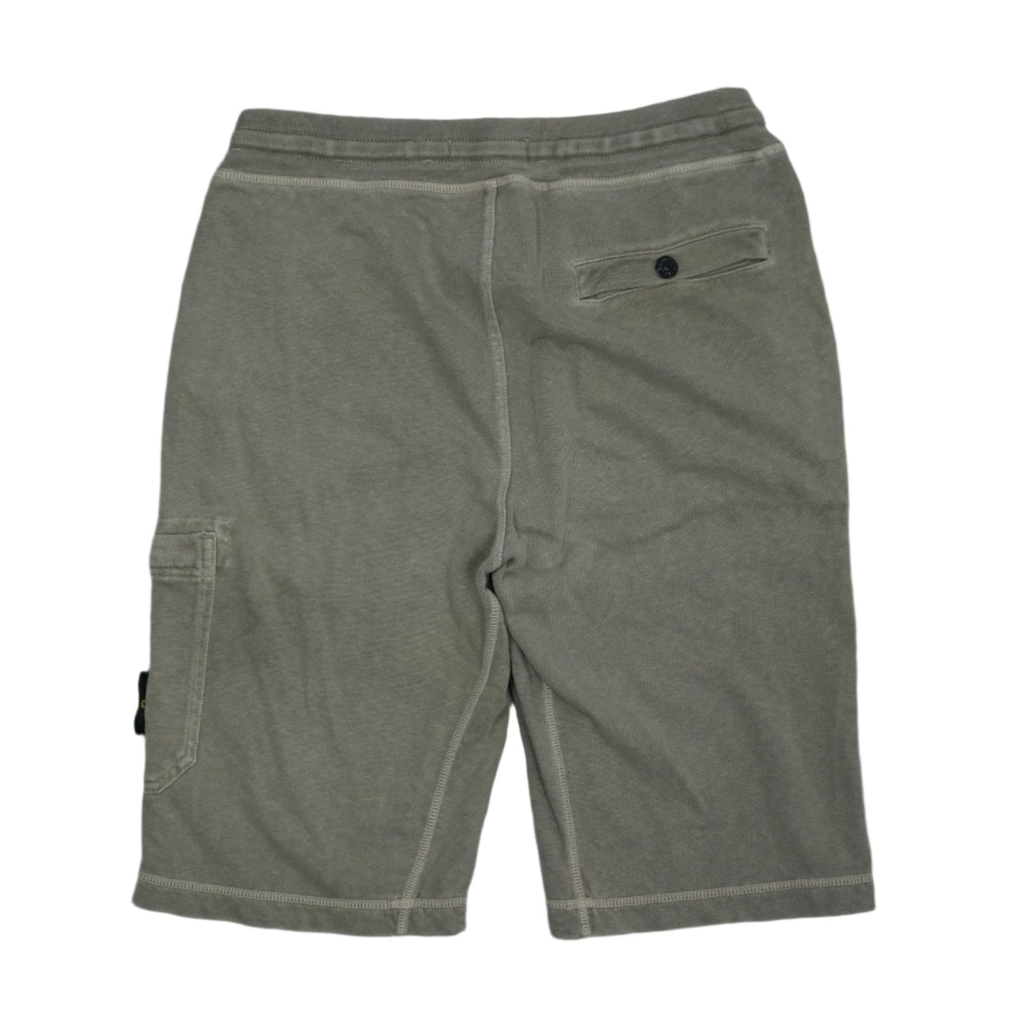 Stone Island Beige Green Softpants Shorts - Stone Island - SecondPlace