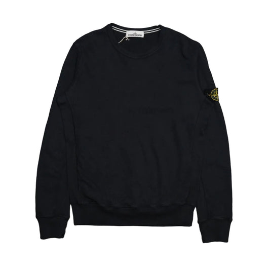 Stone Island Black Crewneck - Stone Island - SecondPlace