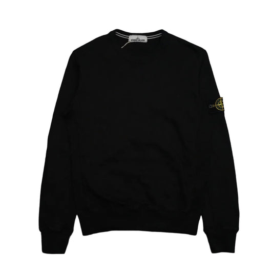 Stone Island Black Crewneck - Stone Island - SecondPlace