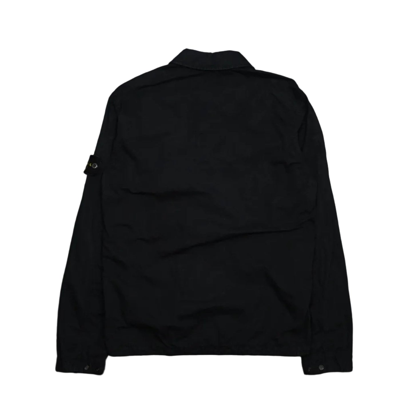 Stone Island Black Overshirt - Stone Island - SecondPlace
