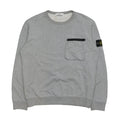 Stone Island Chest Pocket Grey Crewneck