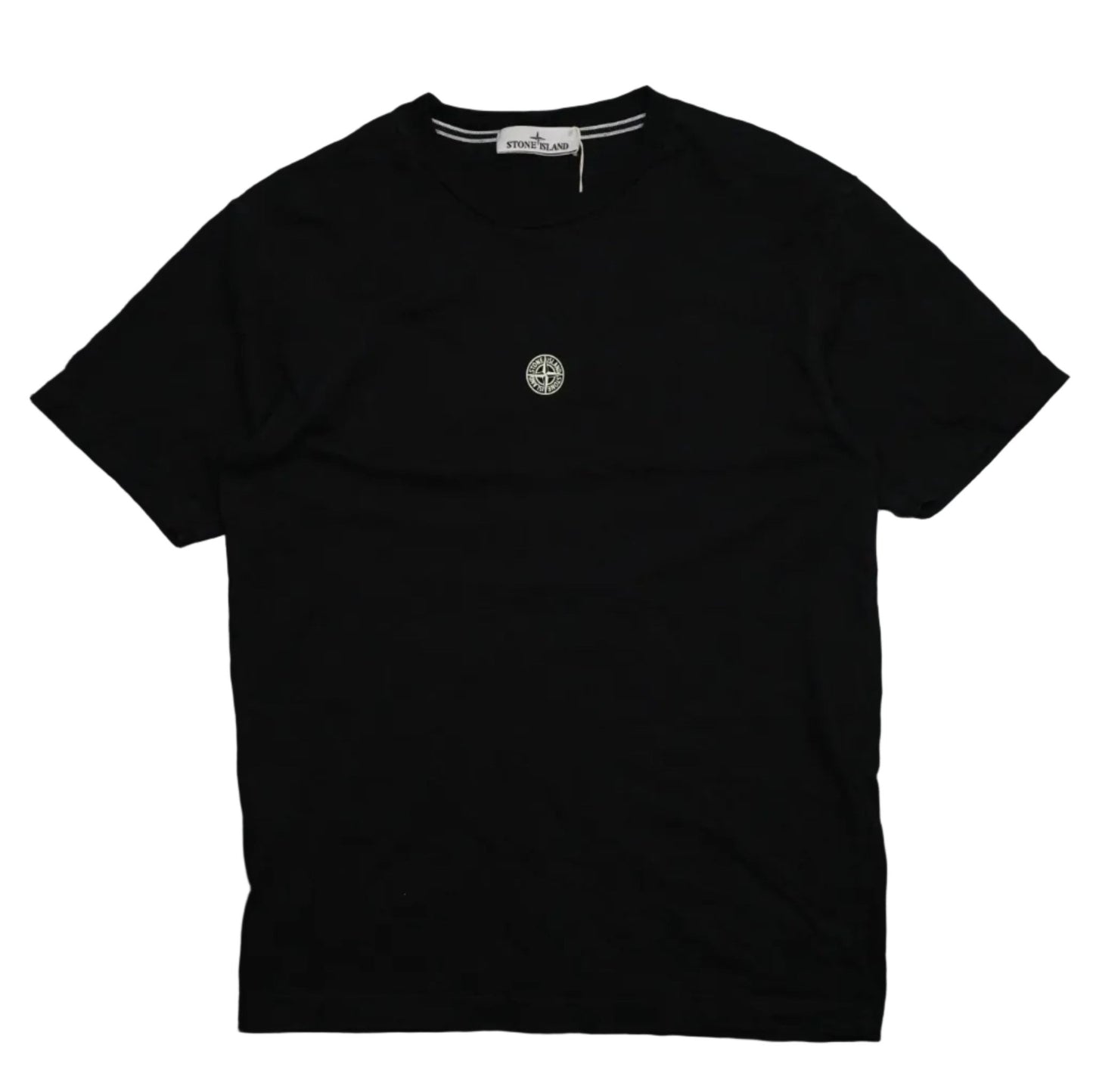 Stone Island Compass Logo Black T-Shirt - Stone Island - SecondPlace