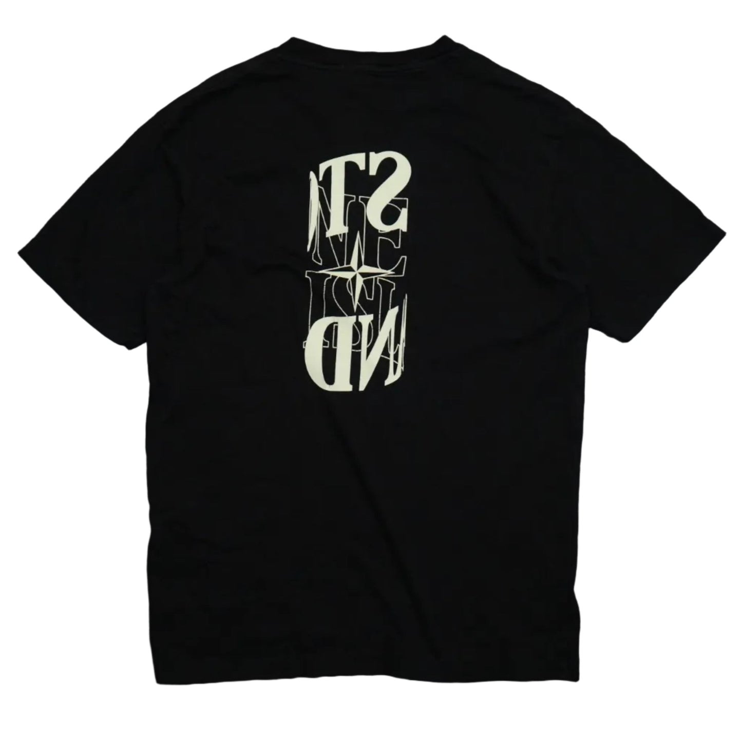 Stone Island Compass Logo Black T-Shirt - Stone Island - SecondPlace
